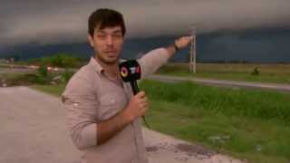 Cazatormentas al ataque Tormentas por la Pcia de BsAs con José Bianco por TN  Stormchaser [upl. by Yemac596]