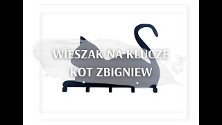 Wieszak na klucze Kot Zbigniew [upl. by Nanny311]