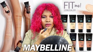 Maybelline Fit Me Foundation and Concealer  Makeup Review [upl. by Haldas]