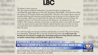 Some MU students torn over recent decision to rename barbecue [upl. by Karalynn]