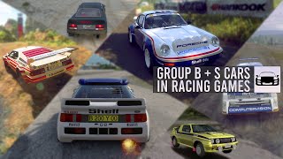 Group B  Group S Cars in Racing Games [upl. by Niamrej]