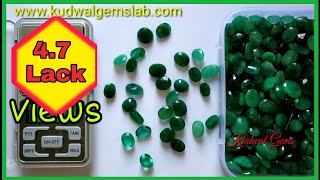 असली पन्ना रत्न की पहचान करने का सबसे आसान तरीका  How to check real Emerald  Kudwal Gems [upl. by Joscelin]