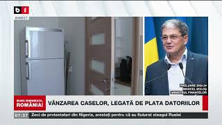 VÂNZAREA CASELOR LEGATĂ DE PLATA DATORIILORȘtiri B1TV7 aug 2024 [upl. by Garratt]