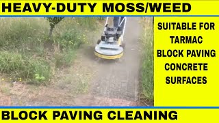 Westermann Moss Brush  Tarmacblock pavingconcrete moss weed removal [upl. by Laira]