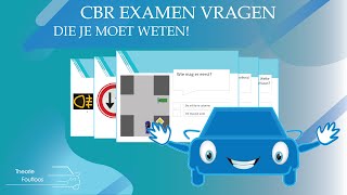 CBR theorie examen vragen oktober 2022 [upl. by Lagasse]