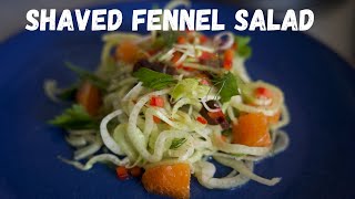 THE ABSOLUTE BEST FENNEL SALAD FENNEL ORANGE OLIVES AND LEMON [upl. by Resay]