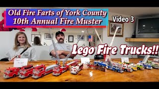 Old Fire Farts of York County 10th Annual Fire Muster Lego Fire Trucks Video 3 lego legotruck [upl. by Whatley687]