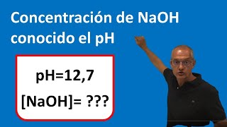 Hallar la concentración de NaOH a un pH determinado [upl. by Enahpad240]