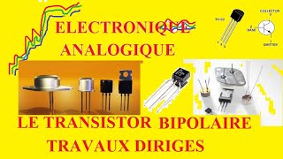 Electronique analogique Transistor bipolaire Travaux Dirigés [upl. by Sedgewake]