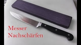 Messer nachschärfen auf dem Belgischen Brocken BBW [upl. by Karissa]