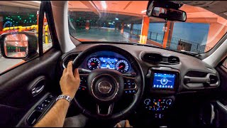 Jeep Renegade Night  POV Test Drive 588 Joe Black [upl. by Bevin]