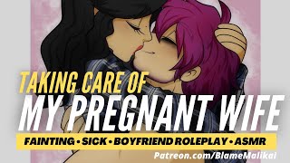 Cute Yandere Sick Fainting Cuddles Pregnancy Sleep Comfort Kisses Boyfriend Roleplay M4F ASMR [upl. by Aneryc]