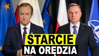 WOJNA W TVP NA ORÄDZIA SKANDALICZNY KOMUNIKAT Duda kontra Grodzki [upl. by Egoreg]