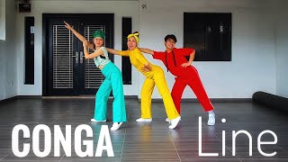 Conga Line Dance Demo [upl. by Hemminger]