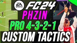 WORLD CHAMPION PHzin 4321 META CUSTOM TACTICS amp INSTRUCTIONS  EA FC 24 [upl. by Kcirdneh]