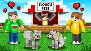 I Opened A PET SHOP In Minecraft Squid Island [upl. by Tray204]