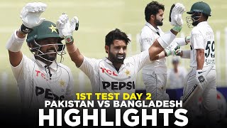 Full Highlights  Pakistan vs Bangladesh  1st Test Day 2 2024  PCB  M8A1K [upl. by Hilario]