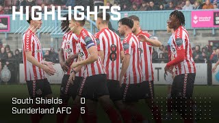 Highlights  South Shields 0  5 Sunderland AFC  PreSeason 202425 [upl. by Aeret203]