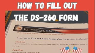 Completing DS260 for DV lottery What they WON’T tell you dvlottery2025 greencard [upl. by Anib111]