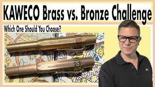 Kaweco Brass vs Bronze Sport  Compared [upl. by Singband]