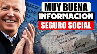 Buena Informacion del Seguro Social  Solo para Adultos Mayores [upl. by Brittni]