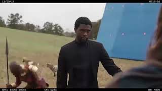 Chadwick Boseman interrupted by a goat [upl. by Floss]