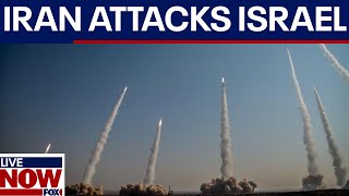 BREAKING Iran fires missiles towards Israel  LiveNOW from FOX [upl. by Aerdnaz835]