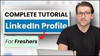 How To Create a LinkedIn Profile For Freshers  Students  No Experience [upl. by Berstine]