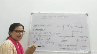 BSC Classes Photochemistry lecture5 photosensitization by Renu Dhetarwal [upl. by Ialocin]