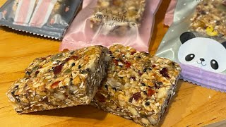 Homemade Granola Bars Recipe [upl. by Menell]