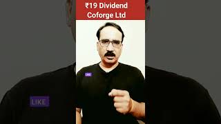 Coforge ₹19 Dividend Declare Record Date Coforge Share Latest News stocks trending bullbear [upl. by Elnora]