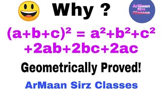 abc²  a²b²c²2ab2bc2ac Why  Why abc whole square is equal to a²b²c²2ab2bc2ac [upl. by Keelia]