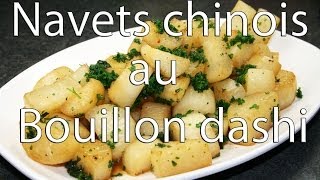 Recette navets chinois au bouillon dashi [upl. by Massiw]