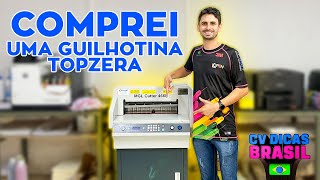 COMPREI UMA GUILHOTINA AUTOMÁTICA [upl. by Greenburg285]