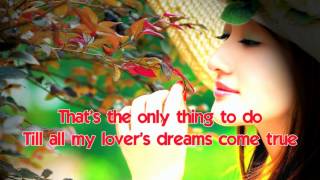 Dream Lover  1959   LOBO  Lyrics on screen [upl. by Pesvoh]