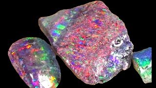 HOW TO TREAT Matrix Opal STEP BY STEP Create Your Own Black Opal Gemstones [upl. by Ursala102]