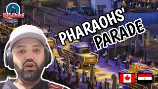 The Pharaohs Golden Parade  Egypt  Catch the event in 14 minutes  MR Halal Reaction [upl. by Klein]