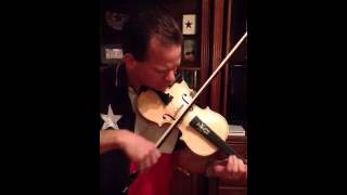 Kevin Hardin plays Rodney Yees new Badeaux fiddle 9 [upl. by Nylkoorb22]