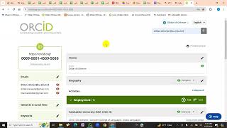 ORCID Account assignment [upl. by Arta]