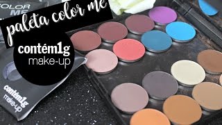 RESENHA DA PALETA COLOR ME  CONTÉM 1G [upl. by Nothgiel]