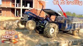 बड़ा ट्रैक्टर लेने से कुछ नहीं होता ट्रैक्टर में दम होना चाहिए 💪  New Holland 5620 trolley power [upl. by Eveleen]