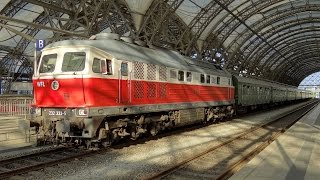 Dresden Baureihe 232 Ludmilla  DRSonderzug in Dresden Hauptbahnhof 1080p50 ᴴᴰ [upl. by Nanah55]