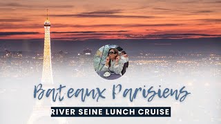 Bateaux Parisiens River Seine Lunch Cruise  What to Expect  Paris [upl. by Akcired624]