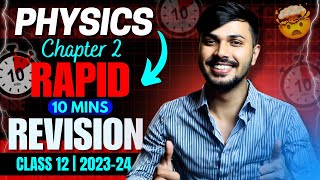 Electrostatic Potential amp Capacitance in 10 mins 😱🔥 CH 2 Physics Class 12 202324 Rapid Revision 😱✅ [upl. by Amaral]