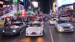 SHUTTING DOWN TIMES SQUARE WITH JDM LEGENDS [upl. by Othe]