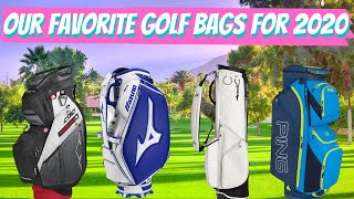 THE BEST GOLF BAGS FOR 2020  OUR REVIEW OF THE TOP STAND BAGS CART BAGS AND TOUR STAFF GOLF BAGS [upl. by Sandon]