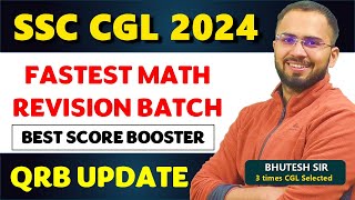 Very Important Quick revision batch Update for SSC CGL 2024 [upl. by Nurav]