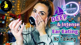 ASMR Deep amp Intense Ear Eating No Talking [upl. by Rehpotsirk]