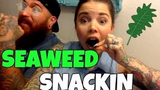 Roasted Seaweed Snack Review GimME [upl. by Vladamir]