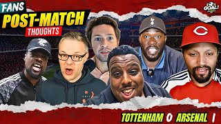 Fans POSTMATCH analysis of Tottenham 01 Arsenal featTheFudbalKlub PREMIER LEAGUE 202425 [upl. by Schluter]